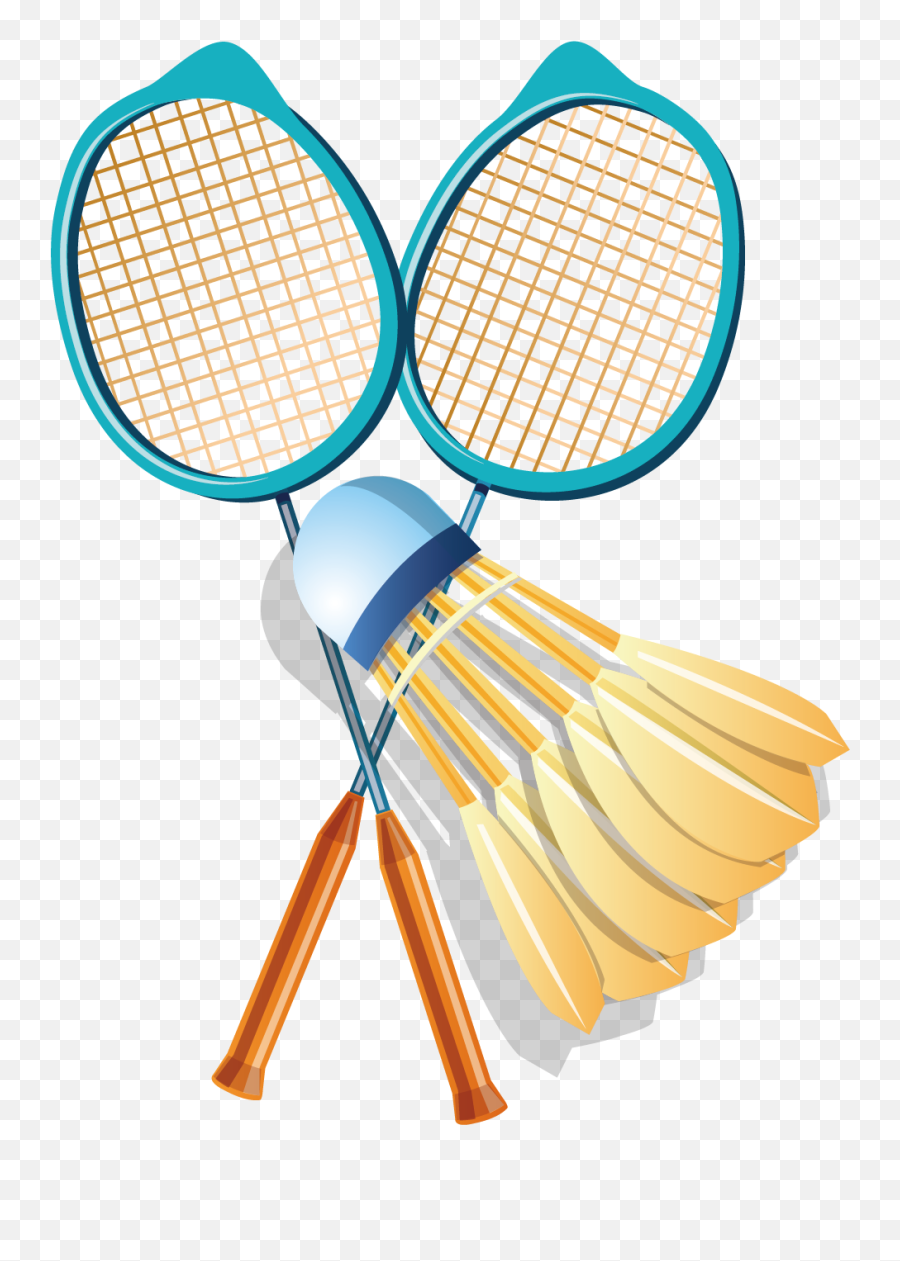 Badminton Clipart Transparent Background - Badminton Racket And Shuttlecock Png Emoji,Badminton Emoji
