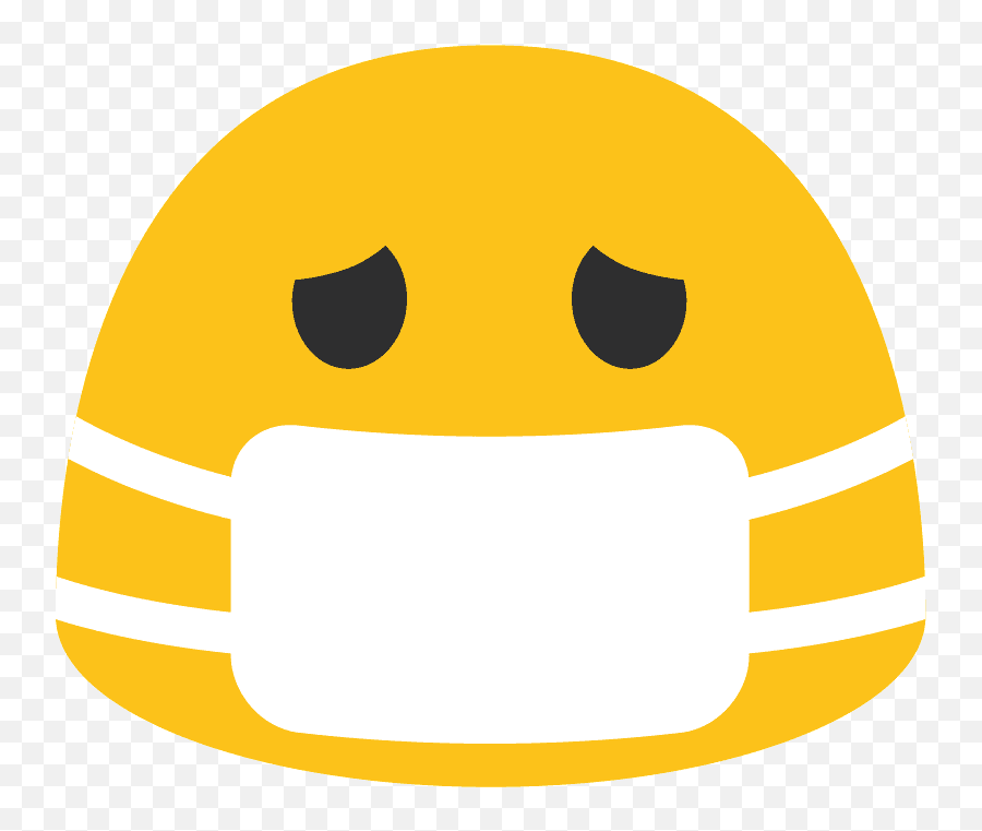 Face With Medical Mask Emoji Clipart - Emoji Mask Png,Puking Emoji Android