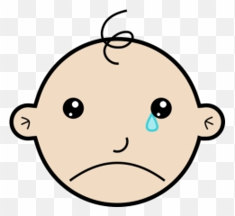 Crying Baby Face Head People - Feeling Sad Good Morning Emoji,Sob Emoji