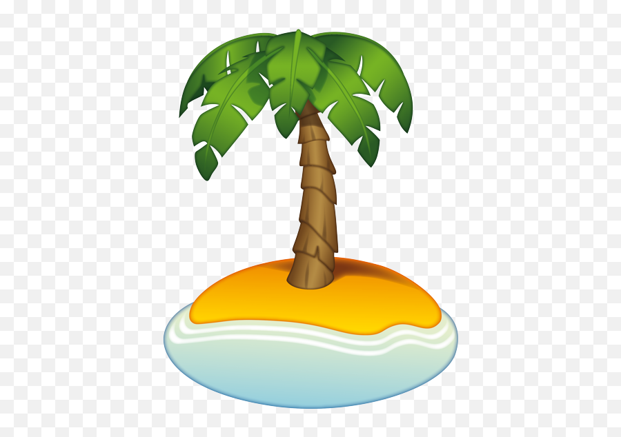 Island Emoji Png - Palm Tree Emoji Png,Island Emoji - free transparent ...