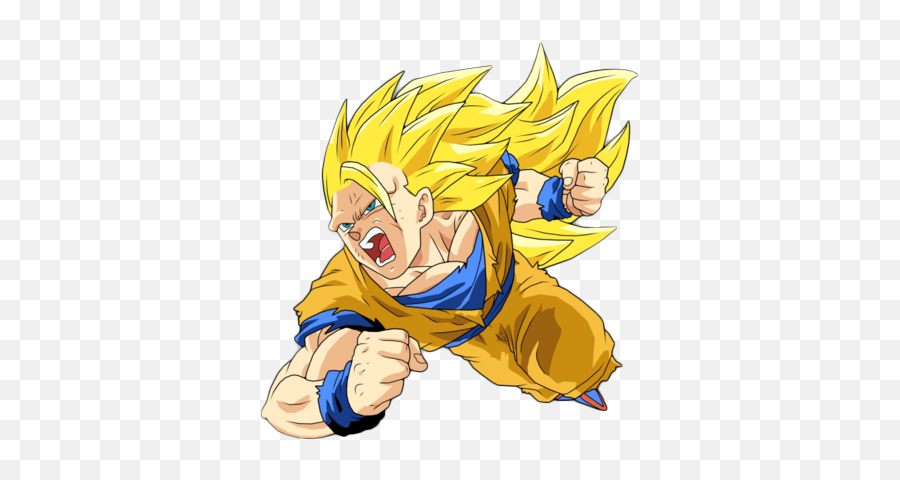 Free Ss3 Goku 2 Psd Vector Graphic - Vectorhqcom Ss3 Goku Emoji,Goku Emoji