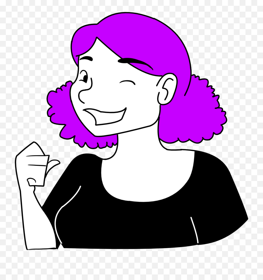 Great Girls By Clara Baidel - Hair Design Emoji,Flipping Hair Emoji