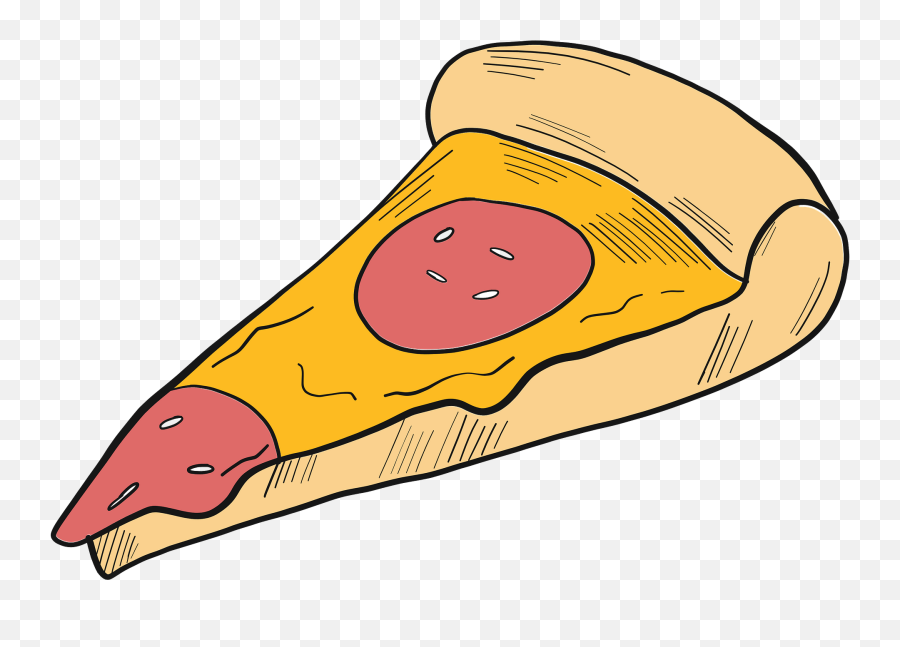 Slice Of Pizza Clipart - Junk Food Emoji,Pizza Slice Emoji