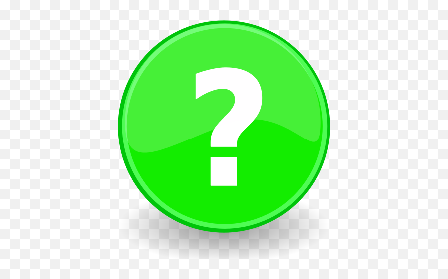 Emblem - Green Question Png Emoji,Question Mark In A Box Emoji