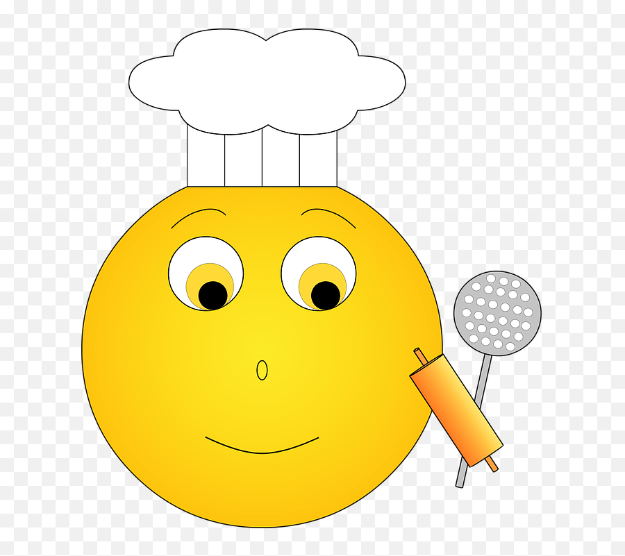 Smile Cook Kitchen - Cook Smile Emoji,Metal Emoticon