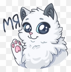 Snowball Cat Stickers Emoji,Snowball Emoji