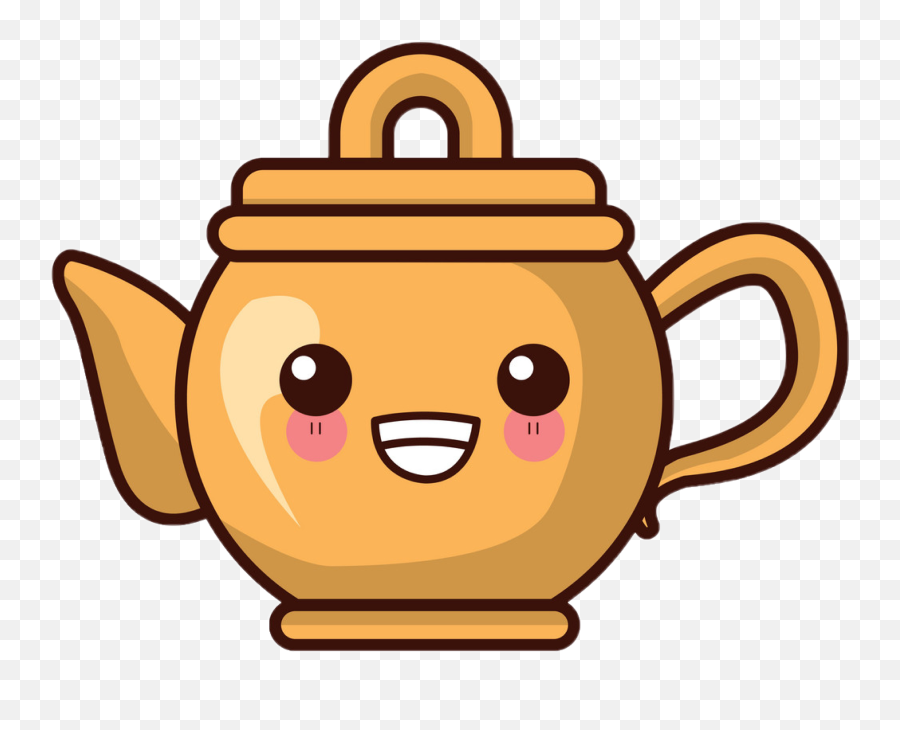 Tea Teapot Sticker Stickerchallenge Emoji,Teapot Emoji