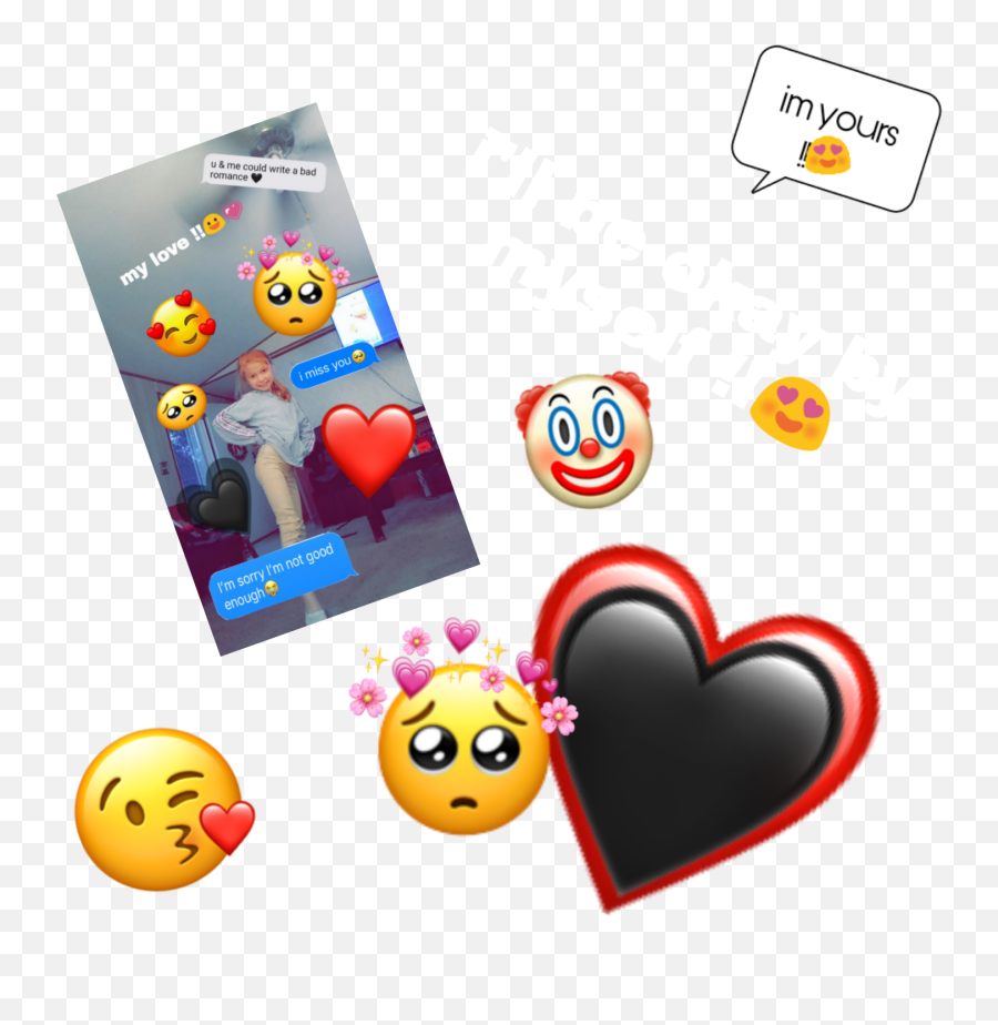 Emojis - Heart Emoji,I Miss You Emoji Text