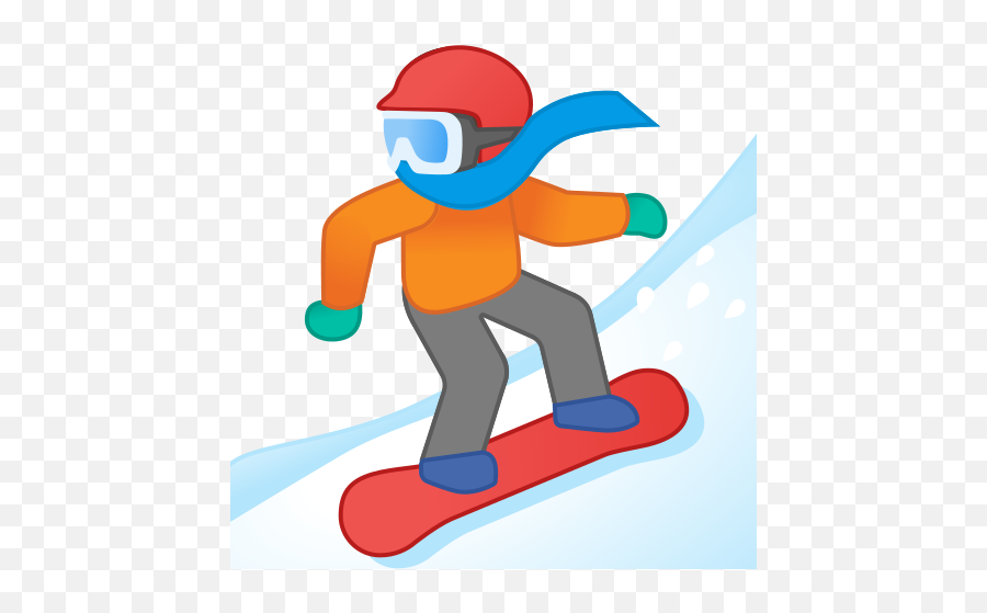 Snowboarder Emoji - Snowboarding Emoji,Snowboard Emoji