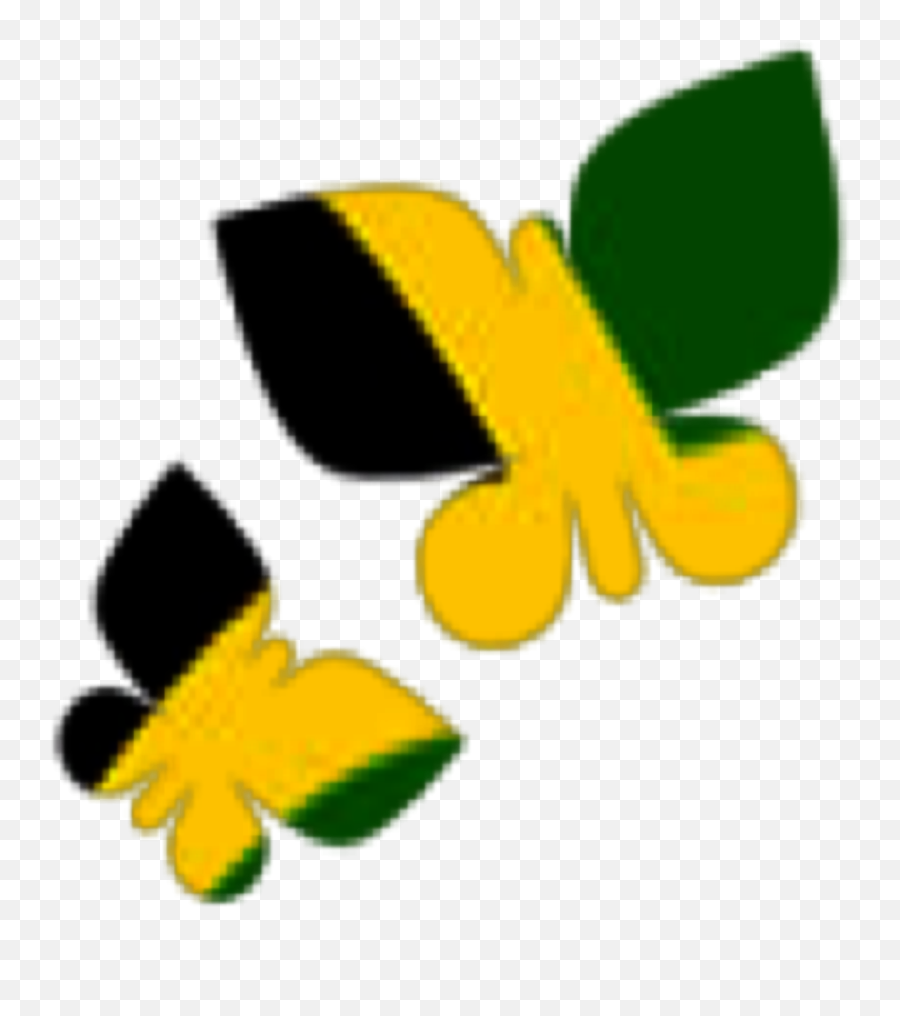 Jamaican Jamaica Butterfly - Clip Art Emoji,Jamaica Emoji