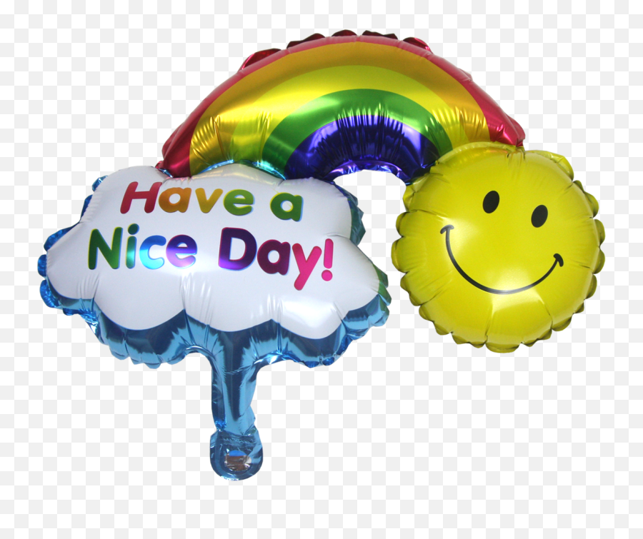 15 Inch Smiley Rainbow Balloon - Globos De Cumpleaños En Mercado Libre Emoji,Emoji Balloons