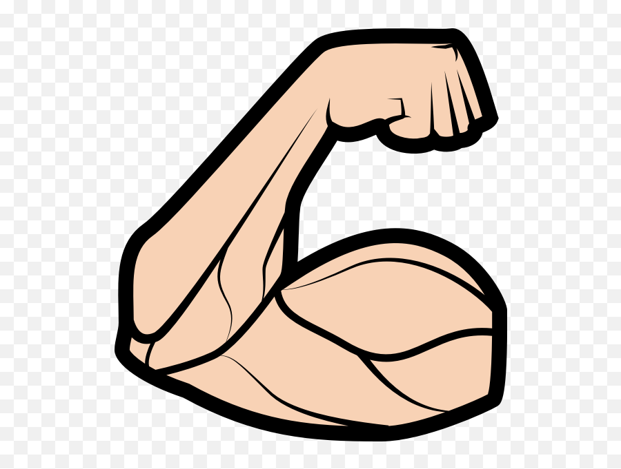 Flexing Biceps - Strong Arms Svg Emoji,Flexing Arm Emoji