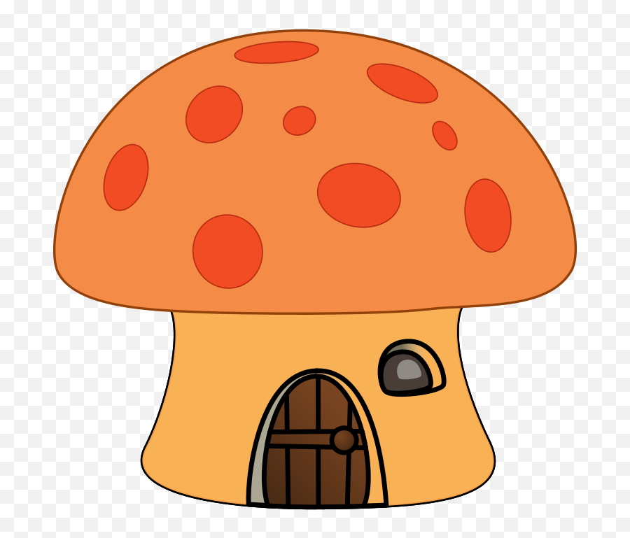 Art Mushroom Clip Art Clipart Cliparts - Mushroom House Cartoon Png Emoji,Emoji Mushroom