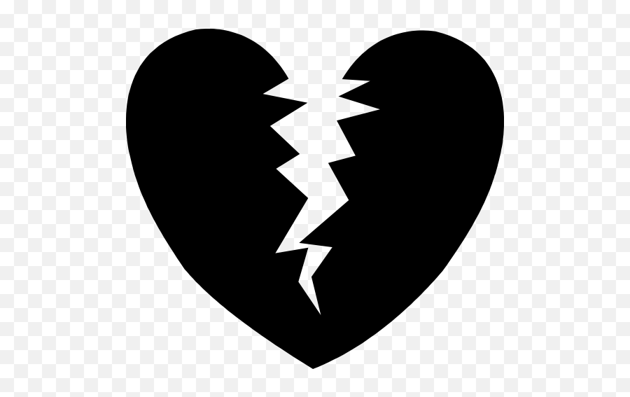 Broken Heart Sticker - Broken Heart Decal Emoji,Heart Break Emoji