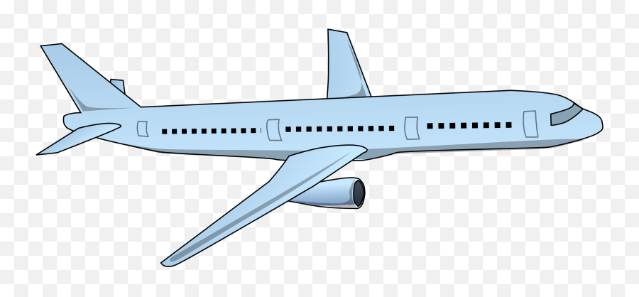 Plane Clipart Airline Jet Plane - Airplane Clip Art Emoji,Plane Flag One Emoji
