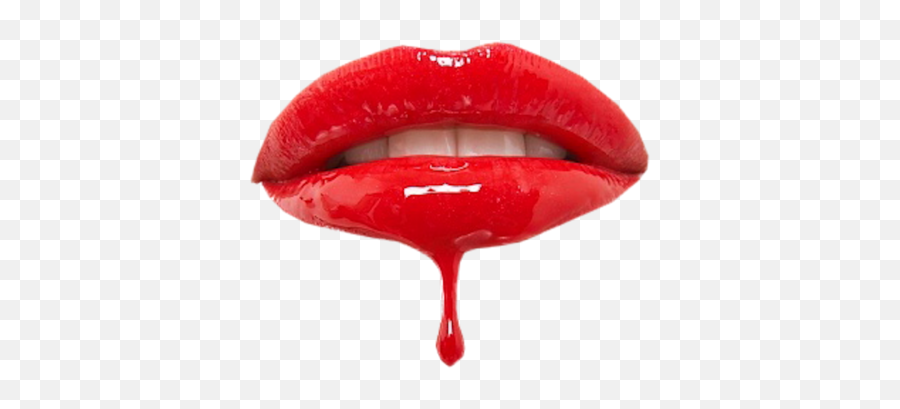 Png Transparent Zipped Lips - Red Dripping Lips Png Emoji,Mouth Dripping Emoji