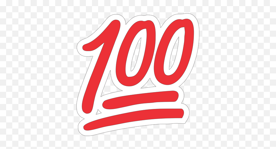 100 Knob Sticker - Imagens De 100 Limites Emoji,Baseball Bat Emoji