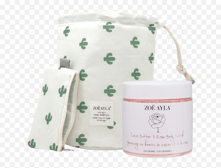 Zoe Ayla Cocoa Butter U0026 Rose Body Scrub With Bonus Cosmetics - Household Supply Emoji,Butter Emoji