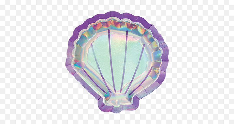 Mermaid Shine Party Supplies And Decorations Australia - Creative Converting Iridescent Mermaid Party Shaped Paper Plates Emoji,Parachute Emoji