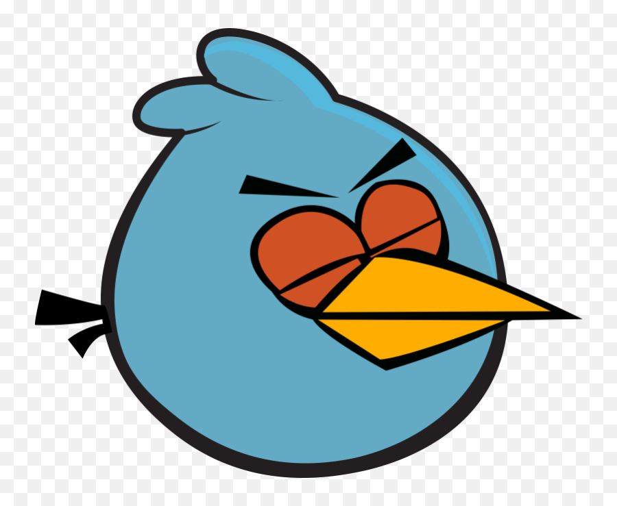 Free Png Angry Bird - Angry Birds Blue Bird Clipart Emoji,Bird Emoticon