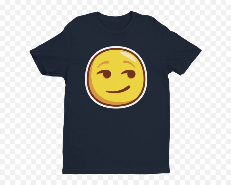 Smirking Emoji Short Sleeve Next Level T - Shirt Lebron James Communist T Shirt,Blue Head Emoji