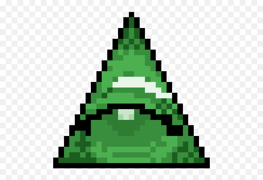 Pixilart - Emoji Pixel By Minersl1 Illuminati Pixel Art,Tree Emoji Png