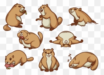 Gopher Cartoon Vector - Download Free Vectors Clipart Gopher Clipart Emoji,Golf Emoticons