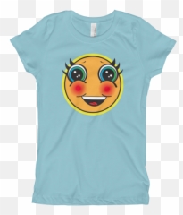 SMILE BIG Girlu0027s T - Shirt sold by CAE Graphic Design Emoji