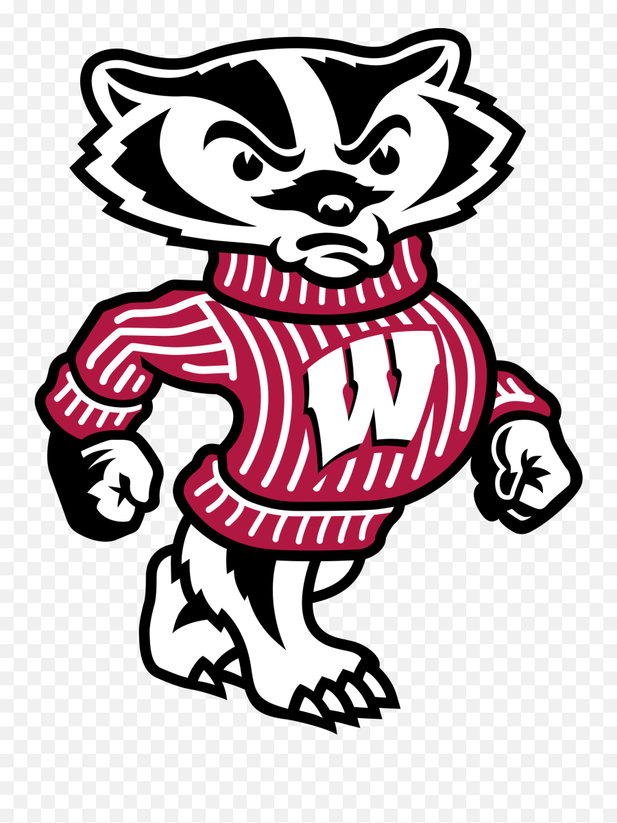 Bucky Badger Clipart - University Of Wisconsin Badger Emoji,Badger Emoji
