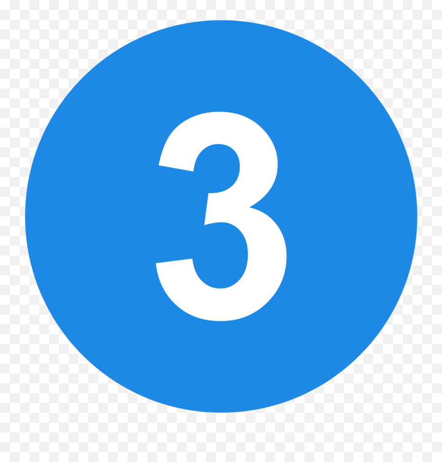 Fileeo Circle Blue White Number - 3svg Wikimedia Commons Number 3 Red Circle Emoji,White Circle Emoji