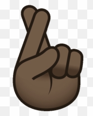 Crossed Fingers Joypixels Gif - Fist Emoji
