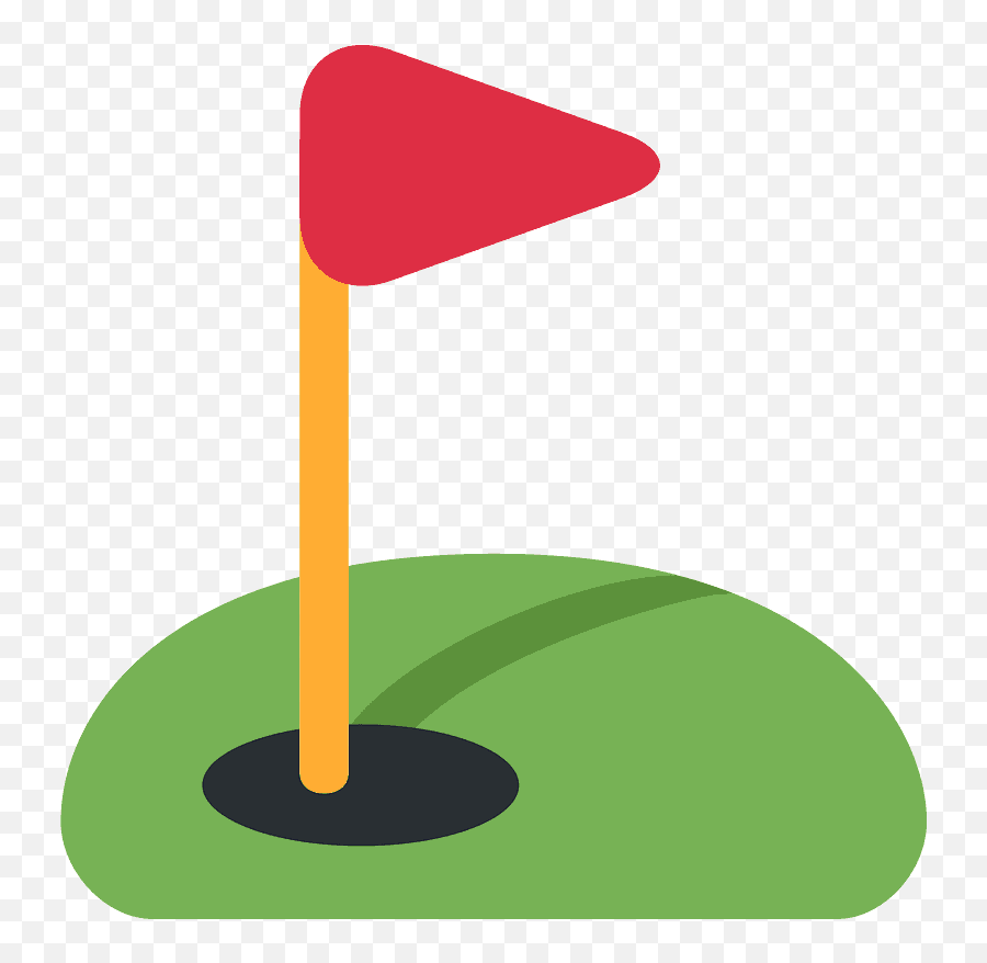 Flag In Hole Emoji Clipart Free Download Transparent Png - Emoji Golf,Frisbee Emoji