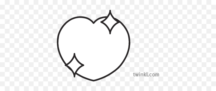 Twinkling Heart Love Emoji The Mystery Of The Missing Moji - Mince Pie Line Drawing,Emoji Game