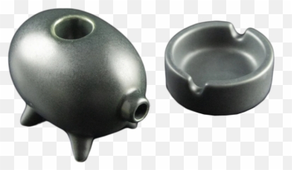 Art of Smoke Pig Pipe u0026 Mini Ashtray Dry Pipes - Ceramic Emoji