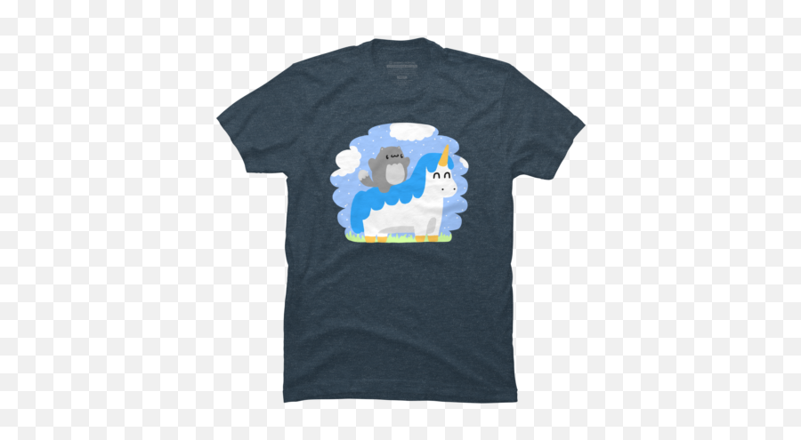 New Unicorn T Shirts Design By Humans - Short Sleeve Emoji,Unibrow Emoji