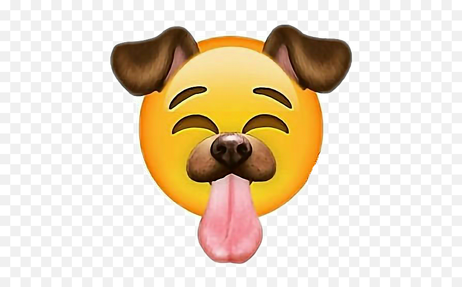 Emoji Dog Dogface Tumblr Cute Cool - Snapchat Drawings Of Emojis,Dog Face Emoji