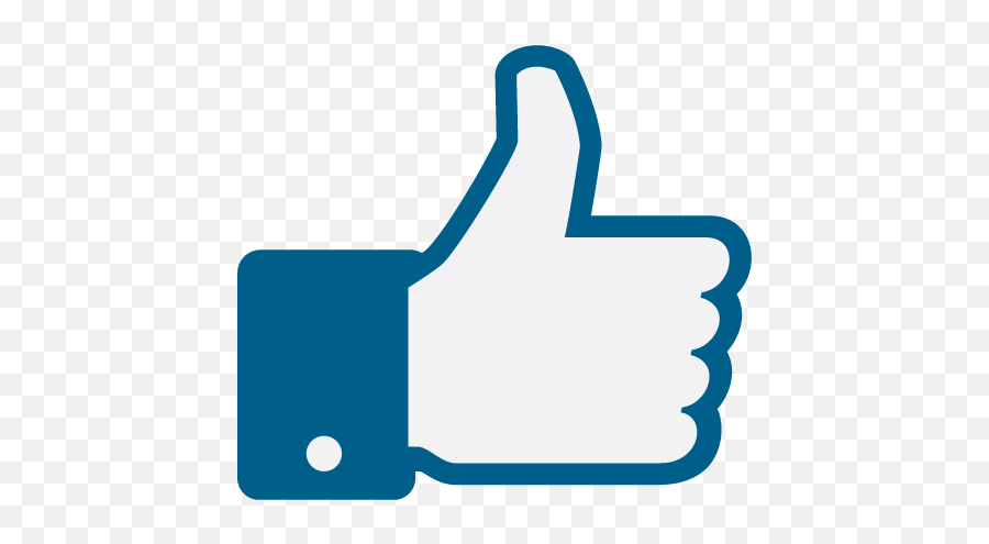 Like Hand Icon Clipart - Transparent Facebook Thumbs Up Emoji,Facebook Hands Emoji