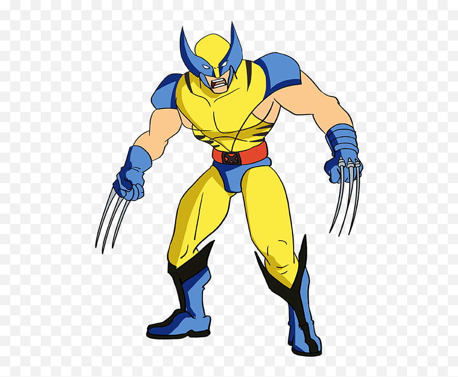 How To Draw Wolverine From X - Draw Wolverine Step By Step Emoji,Wolverine Emoji