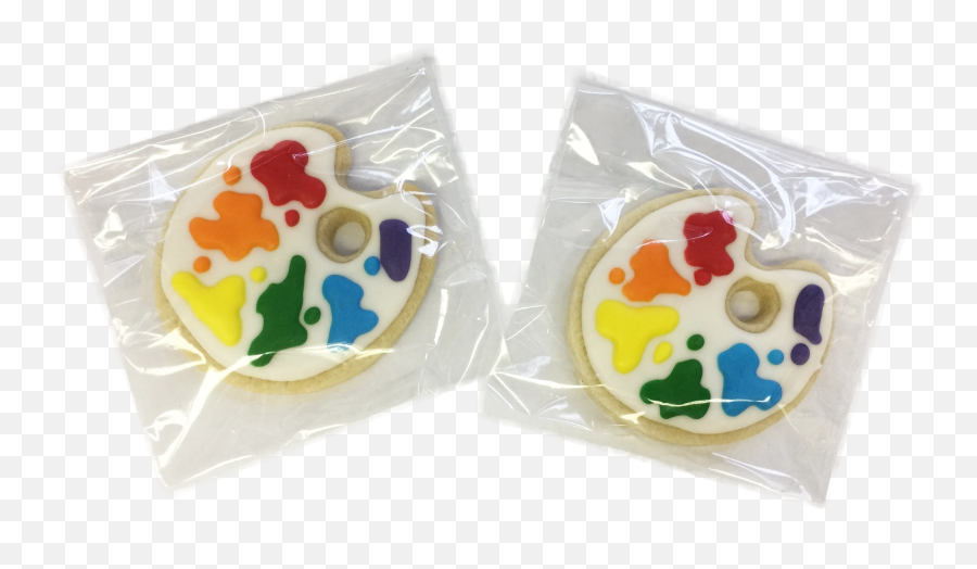 Paint Palette Cookies - Earrings Emoji,Paint Palette Emoji
