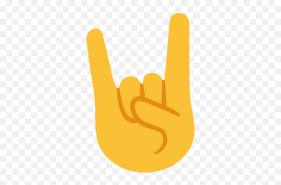 Sign Of The Horns Emoji - Emoji Metal,Metal Emoji