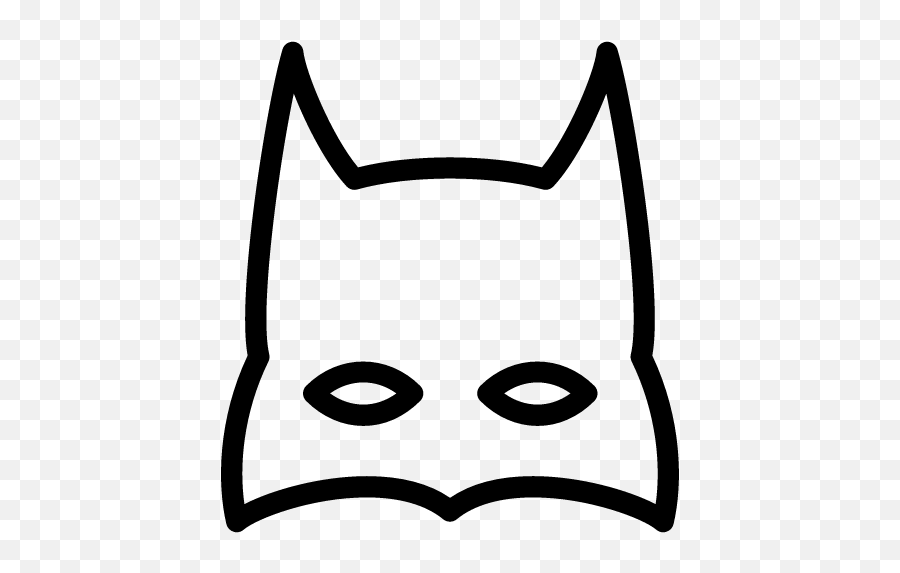 Batman Mask Icon - Batman Mask Icon Emoji,Batman Emoji