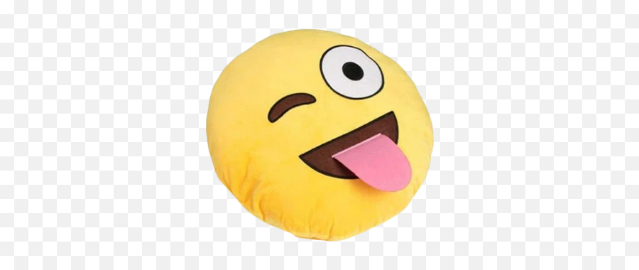Tongue Out Emoji Pillow - Emoji Bleeh,Emoji Tongue Out