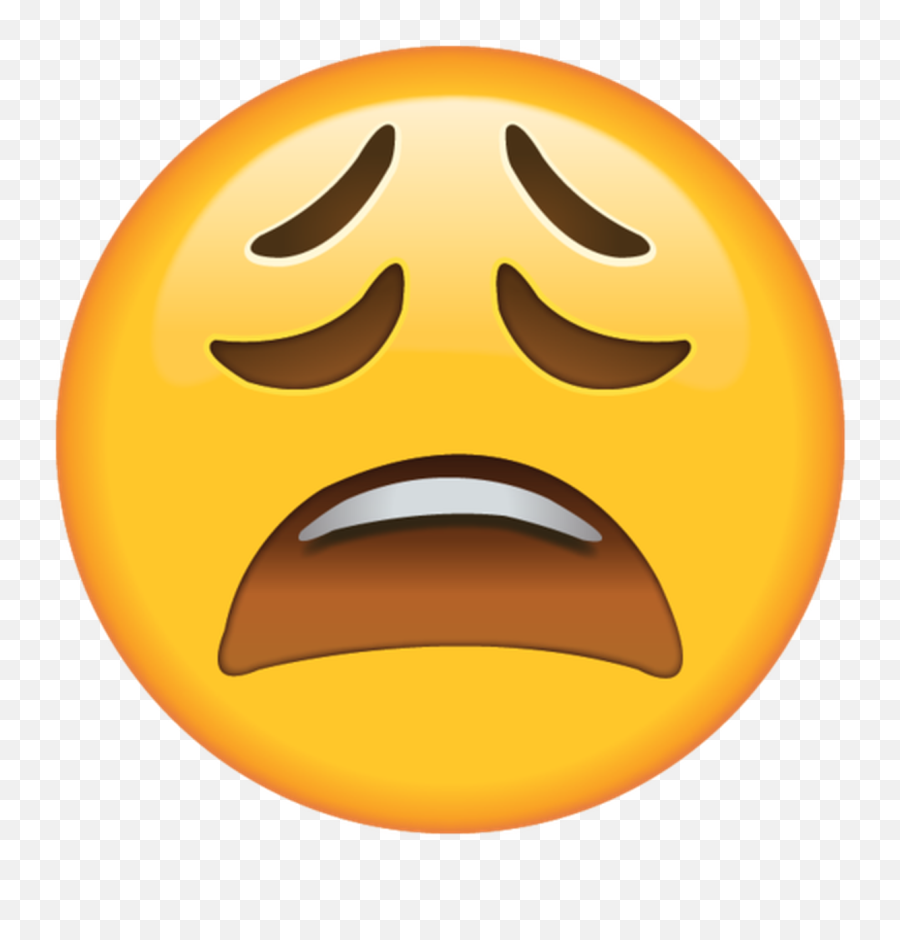 Png Emoji Sad Picture - Tired Face Emoji Png,Whatever Emoticons