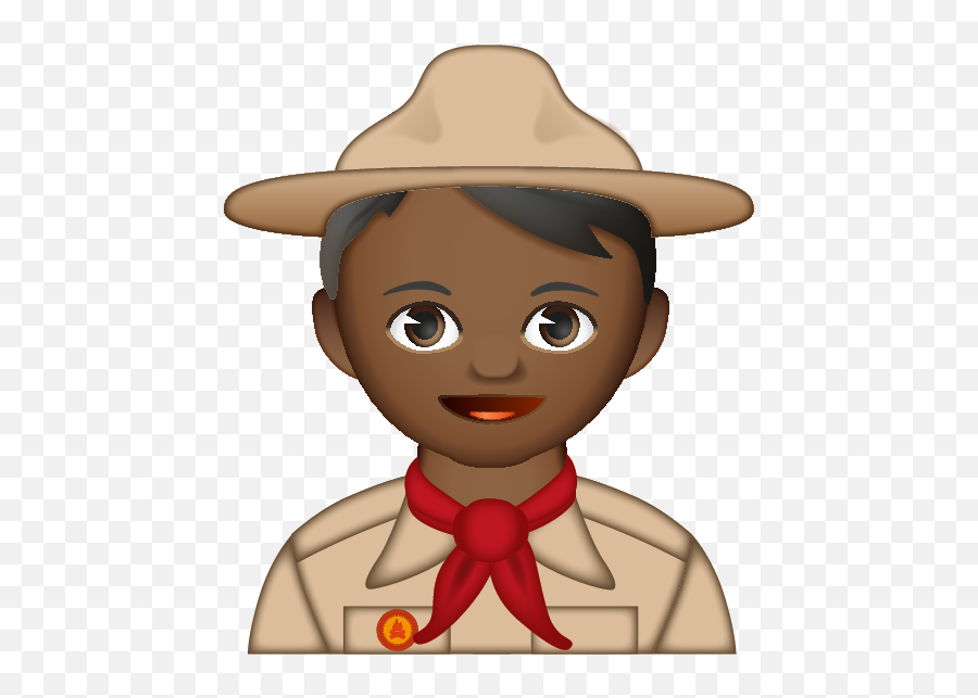 Emoji - Cartoon,Boy Scout Emoji