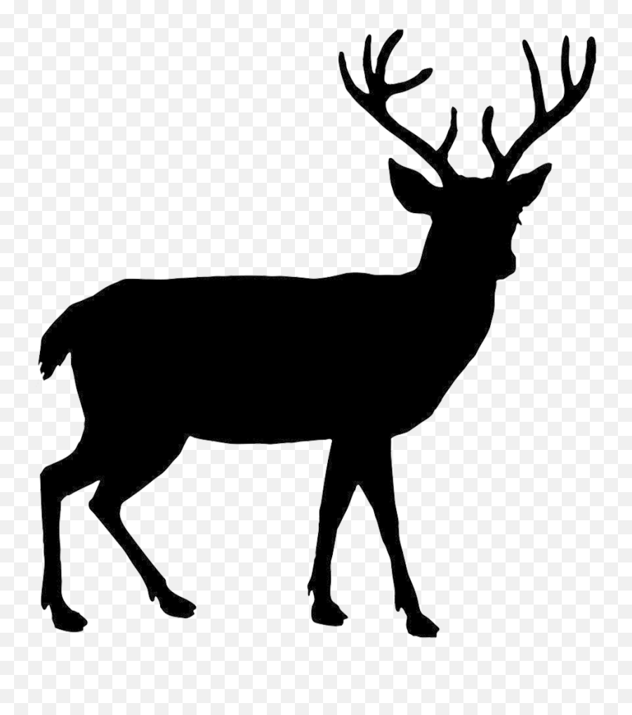 Free Deer Clipart Png Download Free - Transparent Deer Silhouette Png Emoji,Deer Hunting Emoji