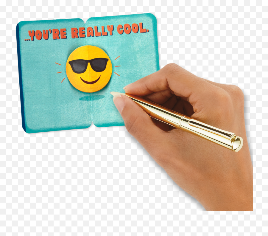 Download Hd 25 Mini Smiley Face Emoji Pop Up Thinking Of - Greeting Card,Thinking Of You Emoji