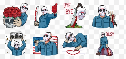 Jason Voorhees Telegram Stickers - Emoji