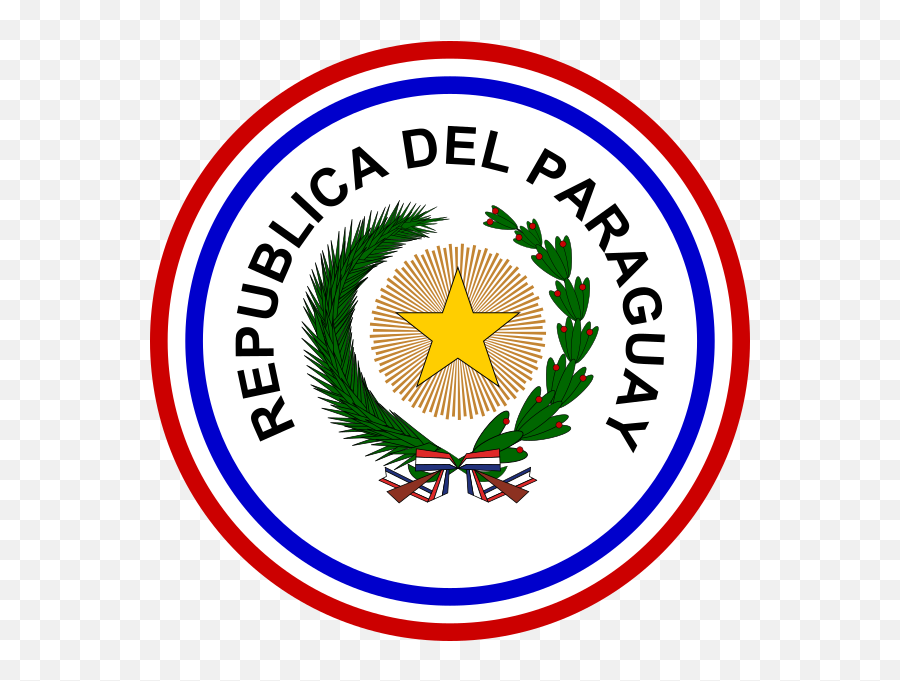 Coat Of Arms Of Paraguay - Circle Emoji,Salvadorian Flag Emoji