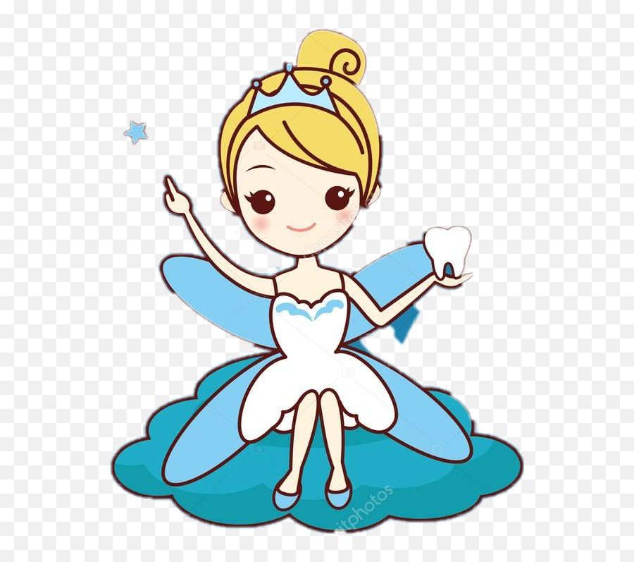 Dientes Hada Toothfairy Tooth Fairy - Fairy Godmother Cartoon Emoji,Tooth Fairy Emoji