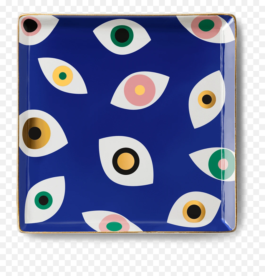 Blue Evil Eye Plates - Mobile Phone Case Emoji,Lenny Emoticon